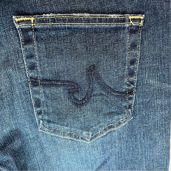 AG Womens High Rise Skinny Ankle Jeans Denim Dark Wash Sz 26 - Picture 8 of 12